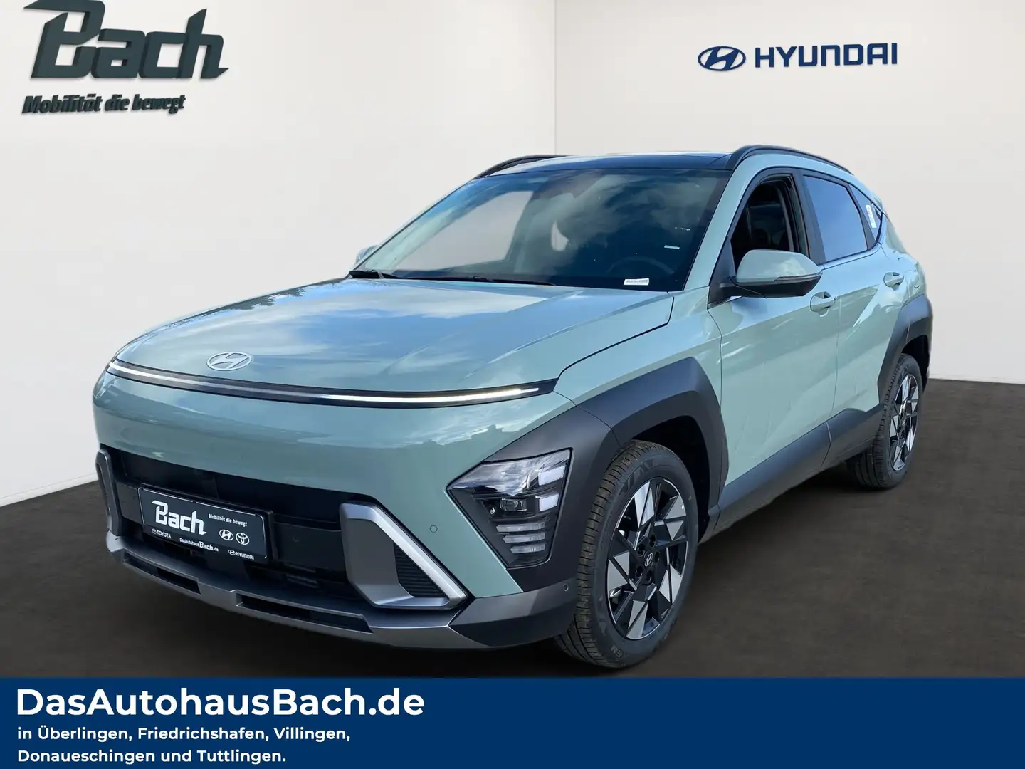 Hyundai KONA SX2 1.6 L 2WD Prime Glasschiebedach ACC+LED Grün - 1