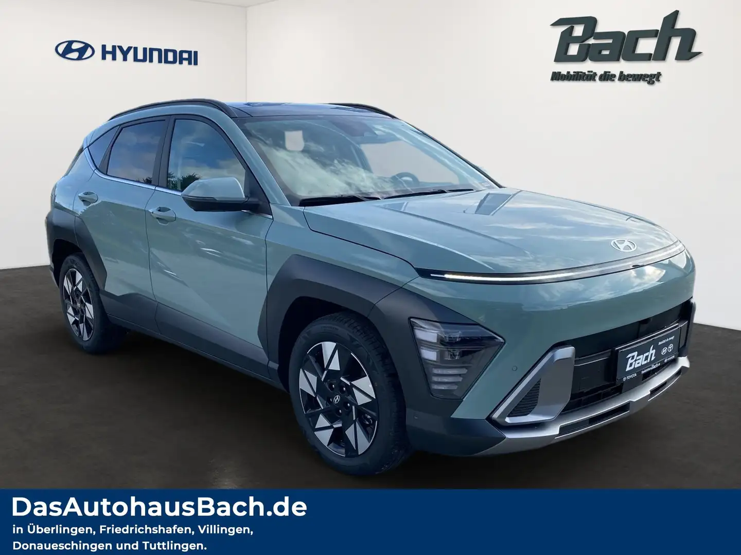 Hyundai KONA SX2 1.6 L 2WD Prime Glasschiebedach ACC+LED Grün - 2