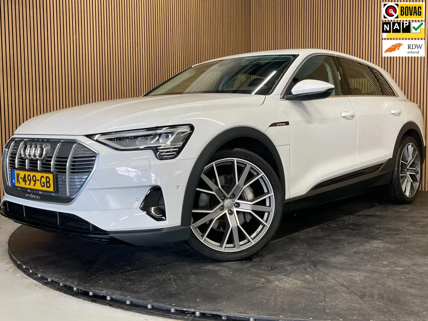 Audi e-tron 55 Quattro Edition 95 kWh|90% SOH|22'' LMV|GROTE A Blanc - 1