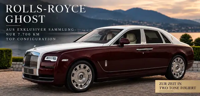 Rolls-Royce Ghost RR GHOST nur 7.700 KM aus exclusiver Sammlung Pannorama starlight headliner rear Theater BESPOKE