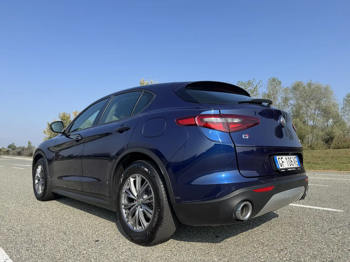 Alfa Romeo Stelvio 2.2 t  Q4 190cv auto Telecamera-UniPro-Fatturabile Blu/Azzurro - 1