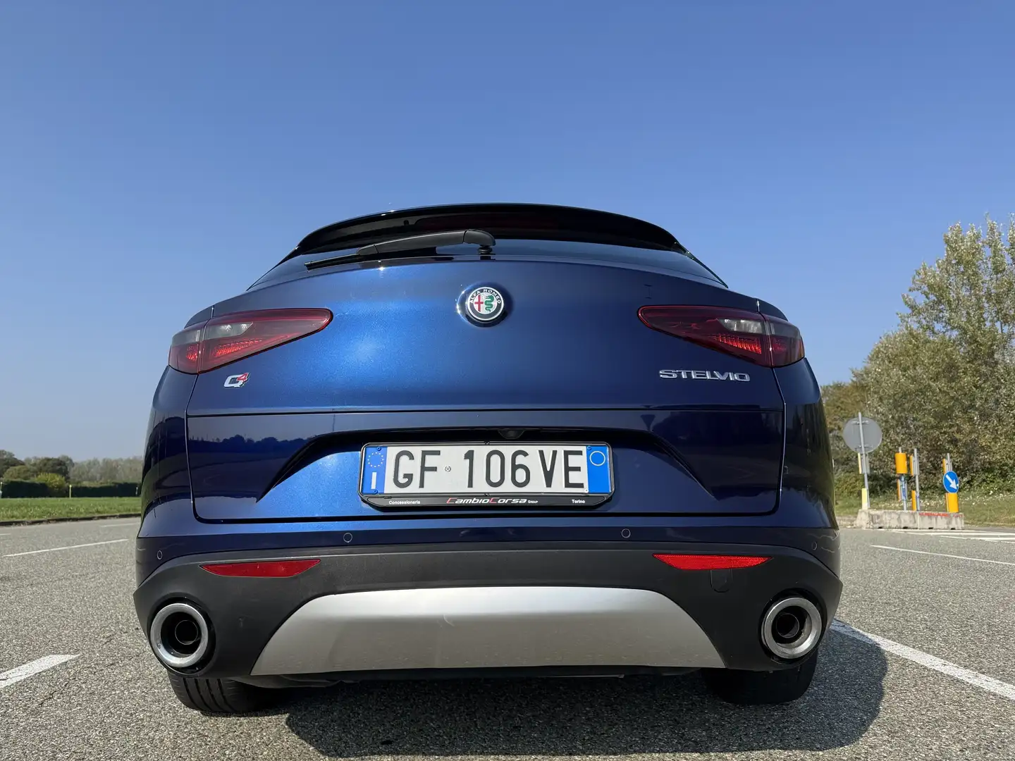 Alfa Romeo Stelvio 2.2 t  Q4 190cv auto Telecamera-UniPro-Fatturabile Blu/Azzurro - 2