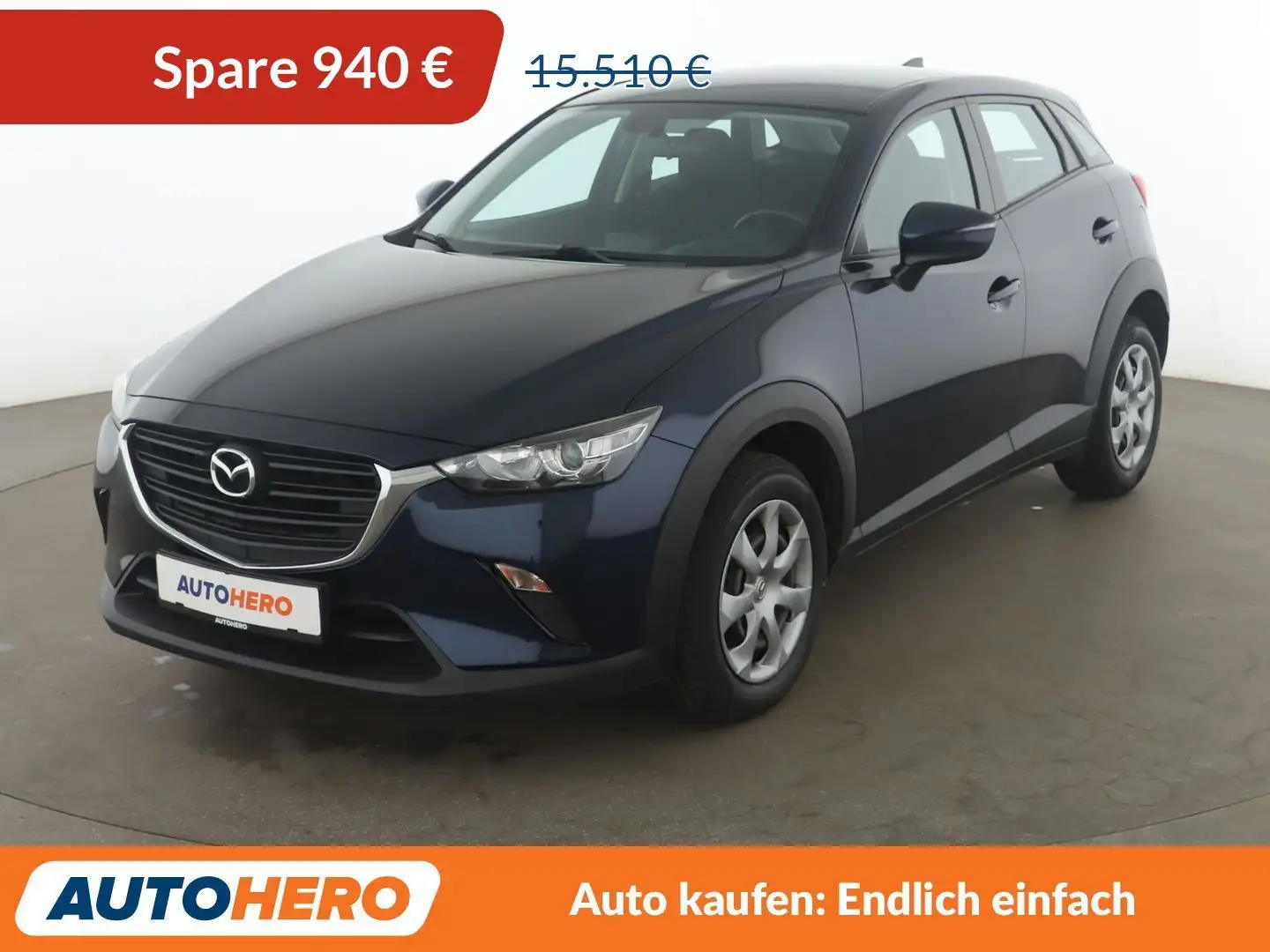 Mazda CX-3 2.0 Skyactiv-G Prime-Line *KLIMA*GARANTIE* Blau - 1