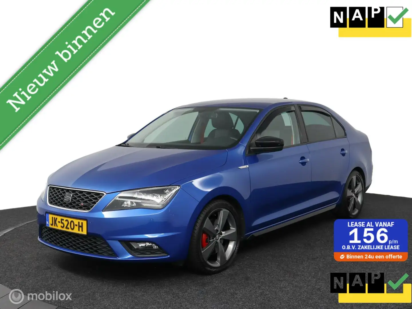 SEAT Toledo 1.4 TSI FR 125 pk DSG Connect | Airco| Navi | Crui Albastru - 1