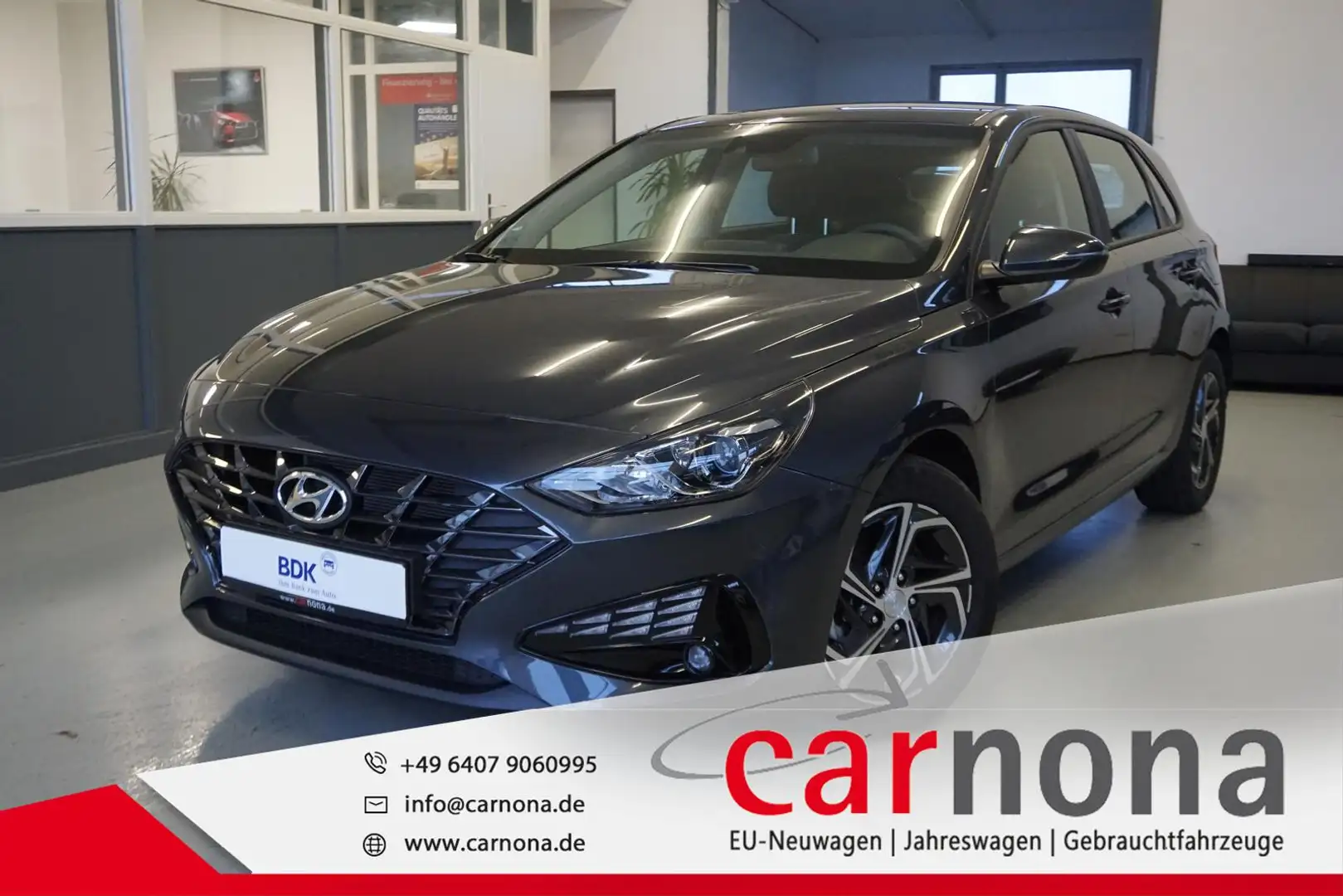 Hyundai i30 1,0T-GDI Ed. 88KW*DCT*Klima Auto*/SOFORT Grau - 1