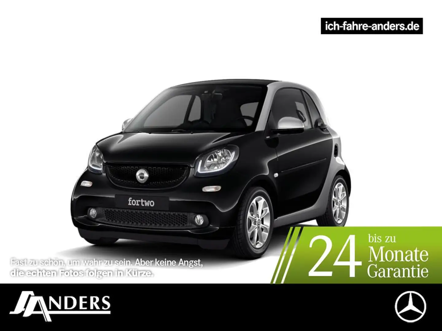 smart forTwo Passion+COOL&AUDIO+SHZ+Tempomat+Panorama crna - 1