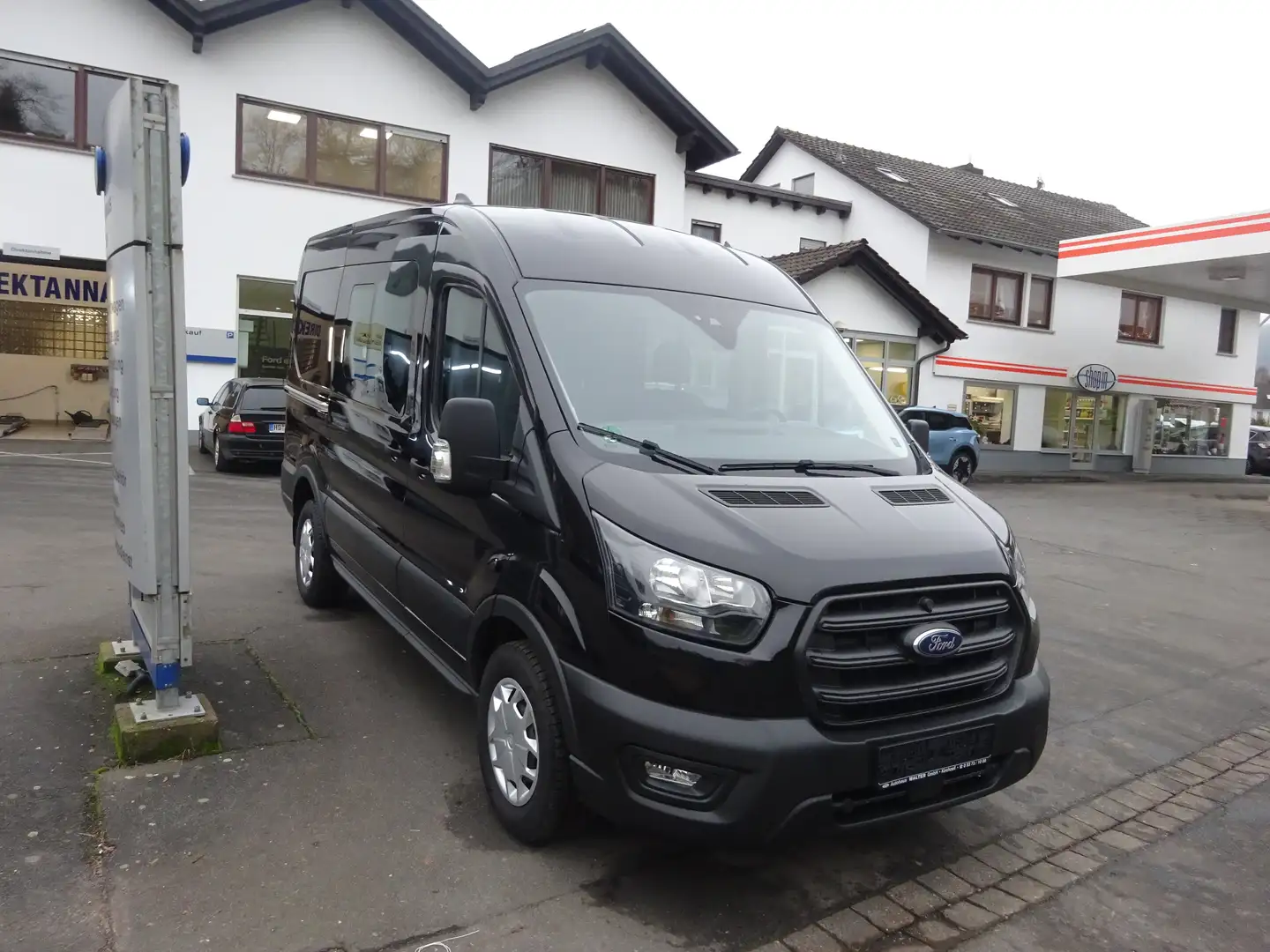Ford Transit 350 L2 Trend Doppelkabine Fahrtenschreiber AHK Schwarz - 2