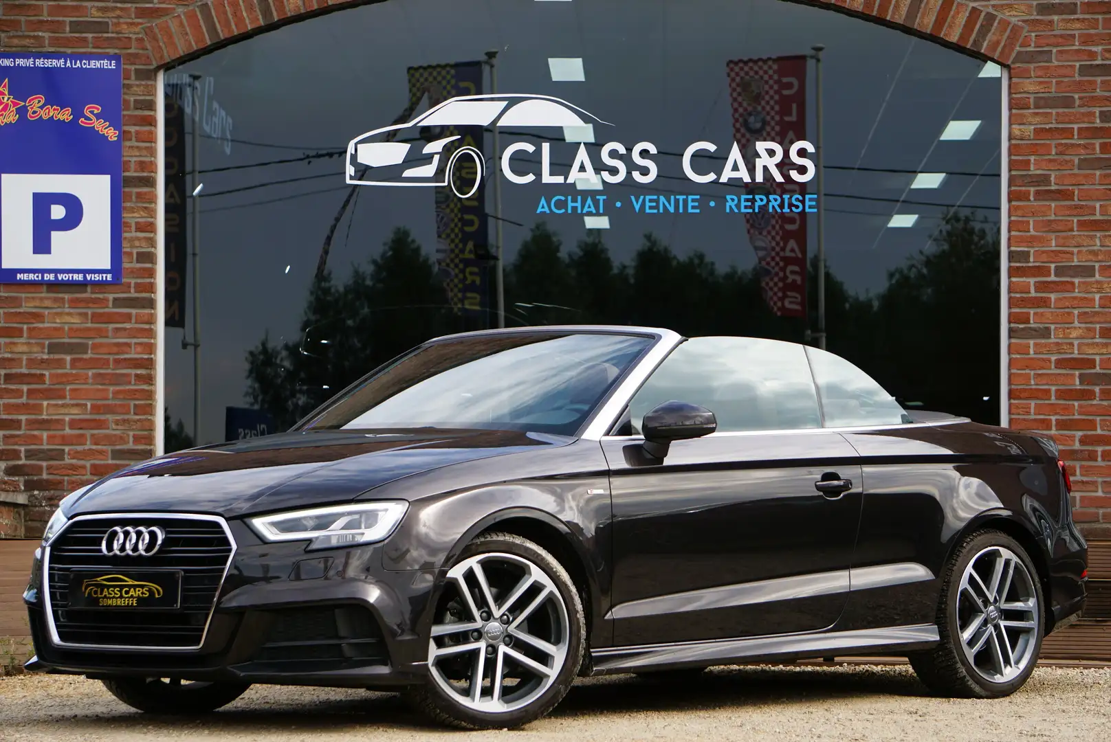 Audi A3 CABRIOLET 1.5 TFSI S-LINE AUTO NAVI PDC CARNET 6B Brun - 1