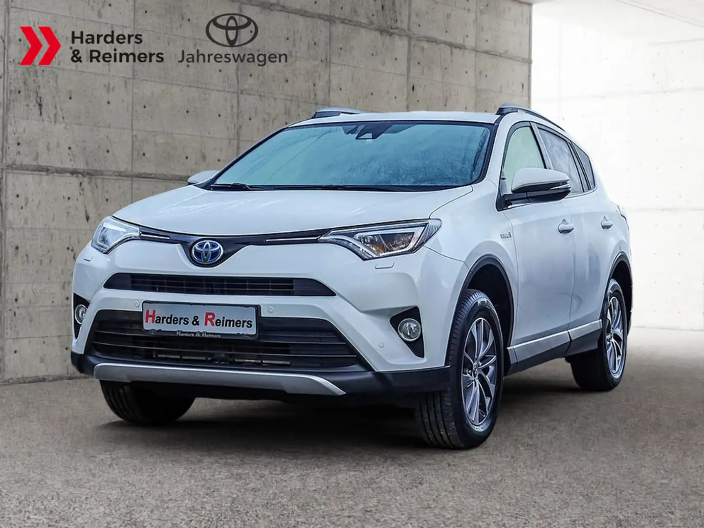 Toyota RAV 4 2.5 4x2 Hybrid KAMERA NAVI AHK ACC LED Weiß - 1