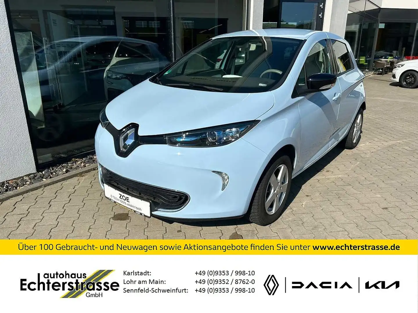 Renault ZOE inkl. 22 kwh Zen Blau - 1
