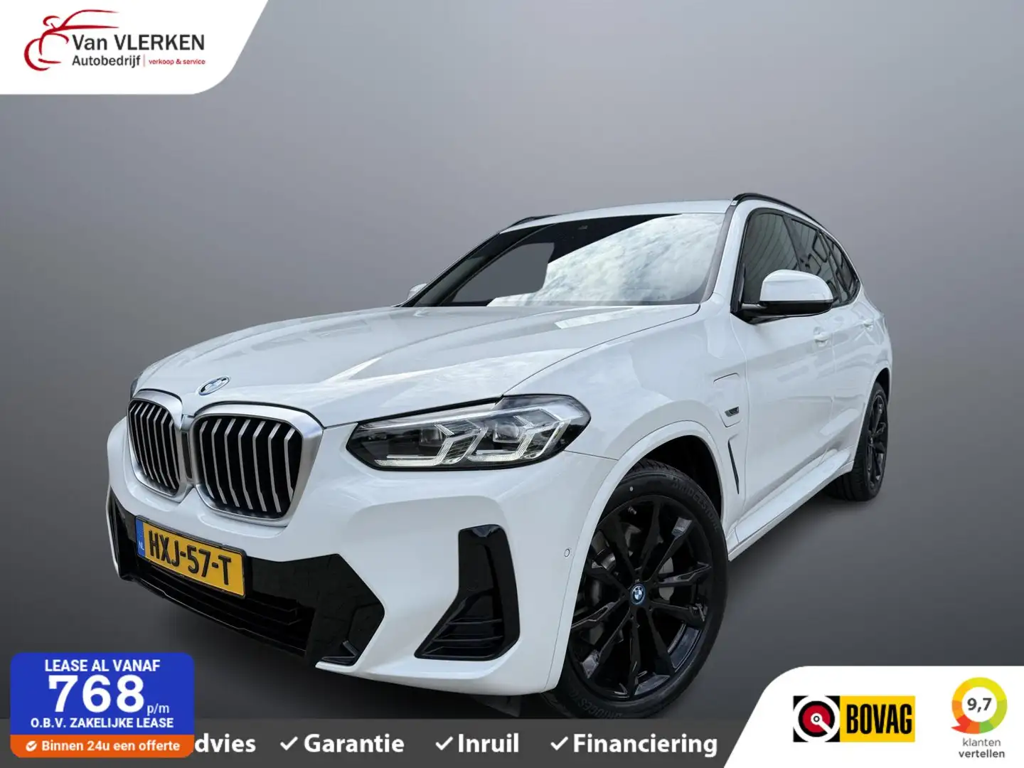BMW X3 xDrive30e High Executive MSPORT BLACK EDITION PANO Blanc - 1