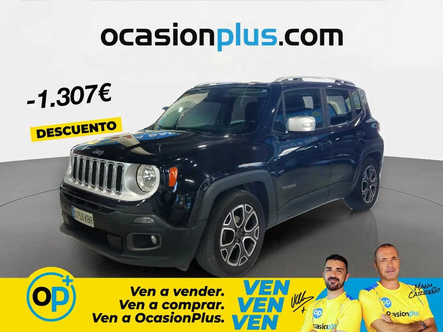 Jeep Renegade 1.4 Multiair Limited 4x2 DDCT 103kW Negro - 1