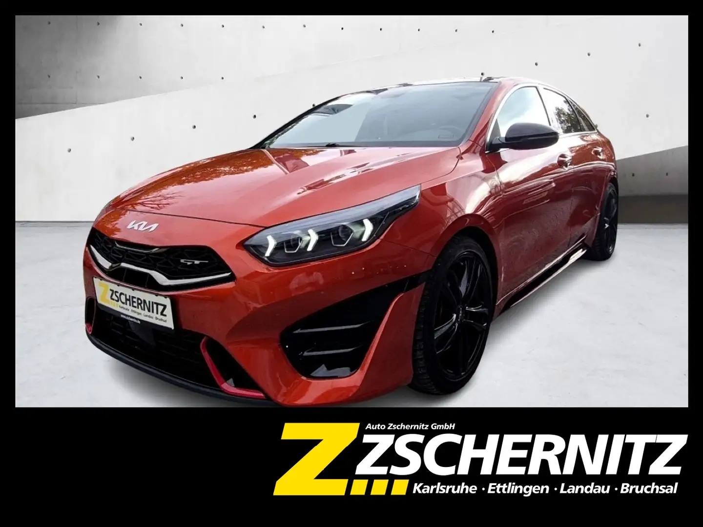 Kia ProCeed / pro_cee'd ProCeed 1.6 T-GDI GT ACC+LED+Navi+SD+SHZ+2xKlima Orange - 1