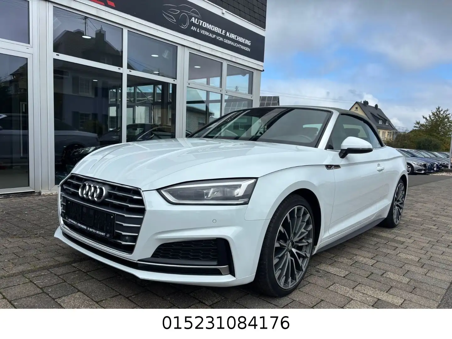 Audi A5 Cabriolet S line Sport-Paket / Plus Automatik Weiß - 1