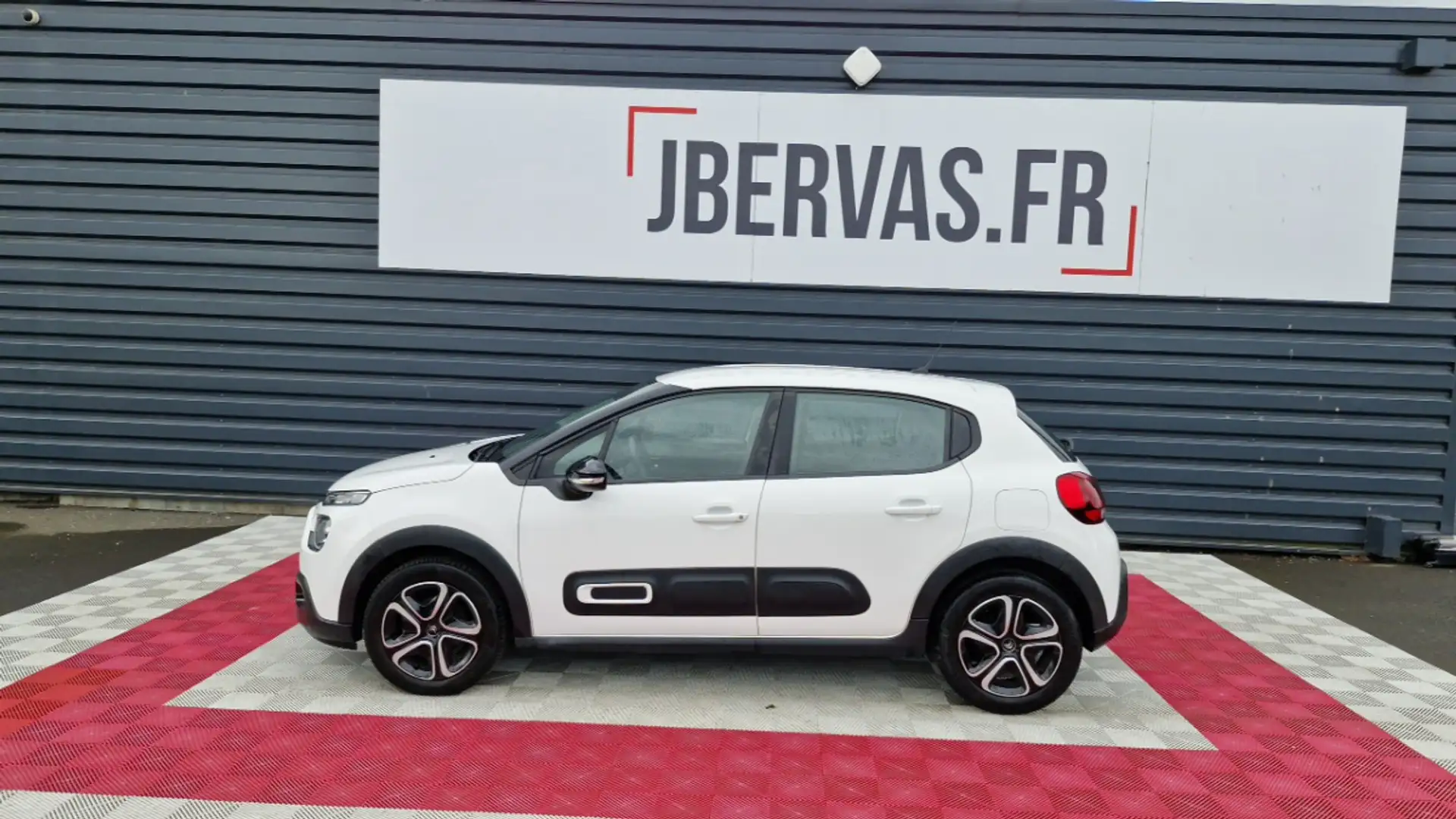 Citroen C3 SOCIETE BLUEHDI 100 SS BVM6 FEEL NAV Blanc - 2