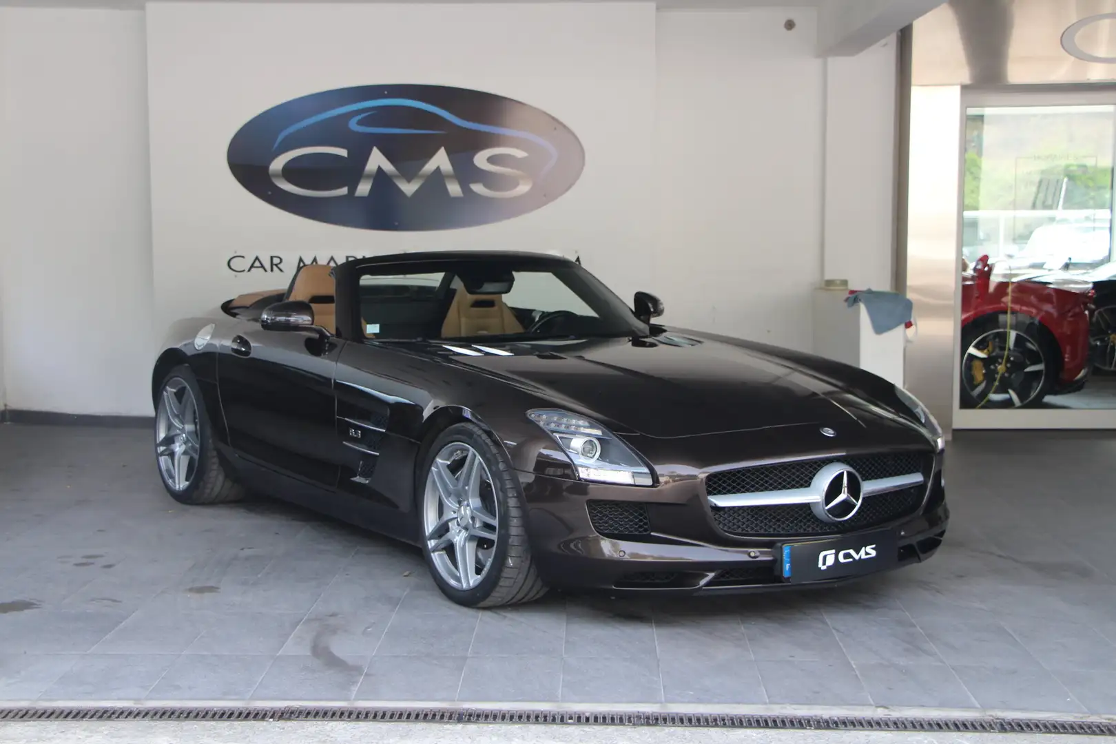 Mercedes-Benz SLS SLS AMG Roadster A Brun - 1