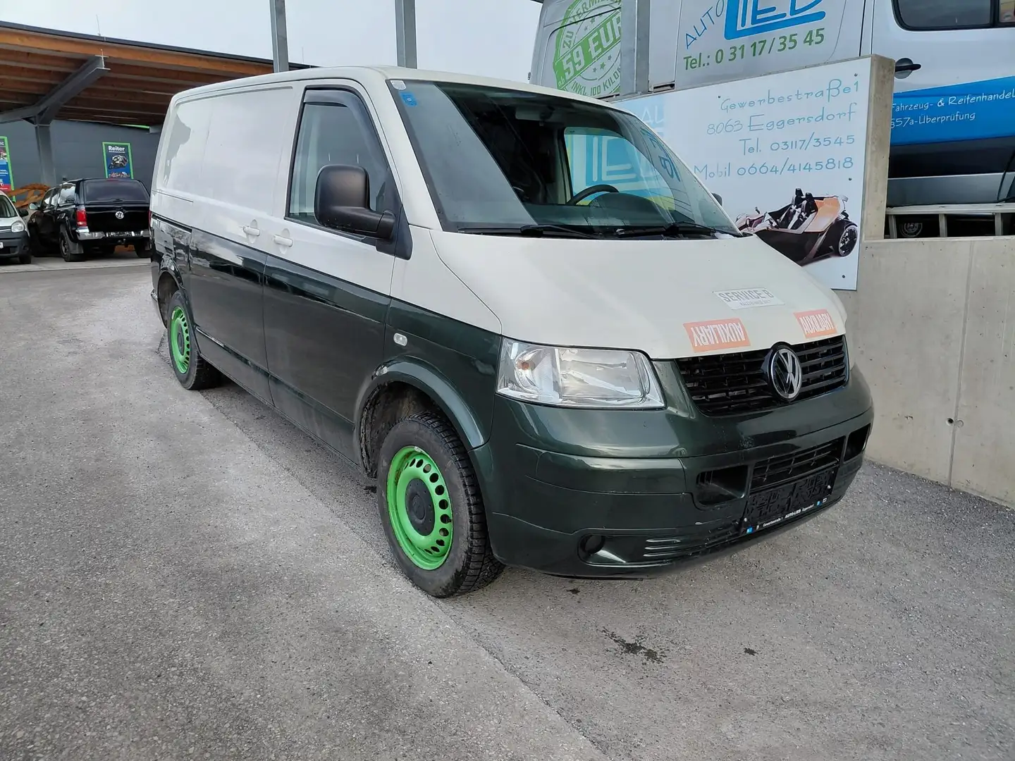 Volkswagen T5 Kombi Kasten Weiß - 1