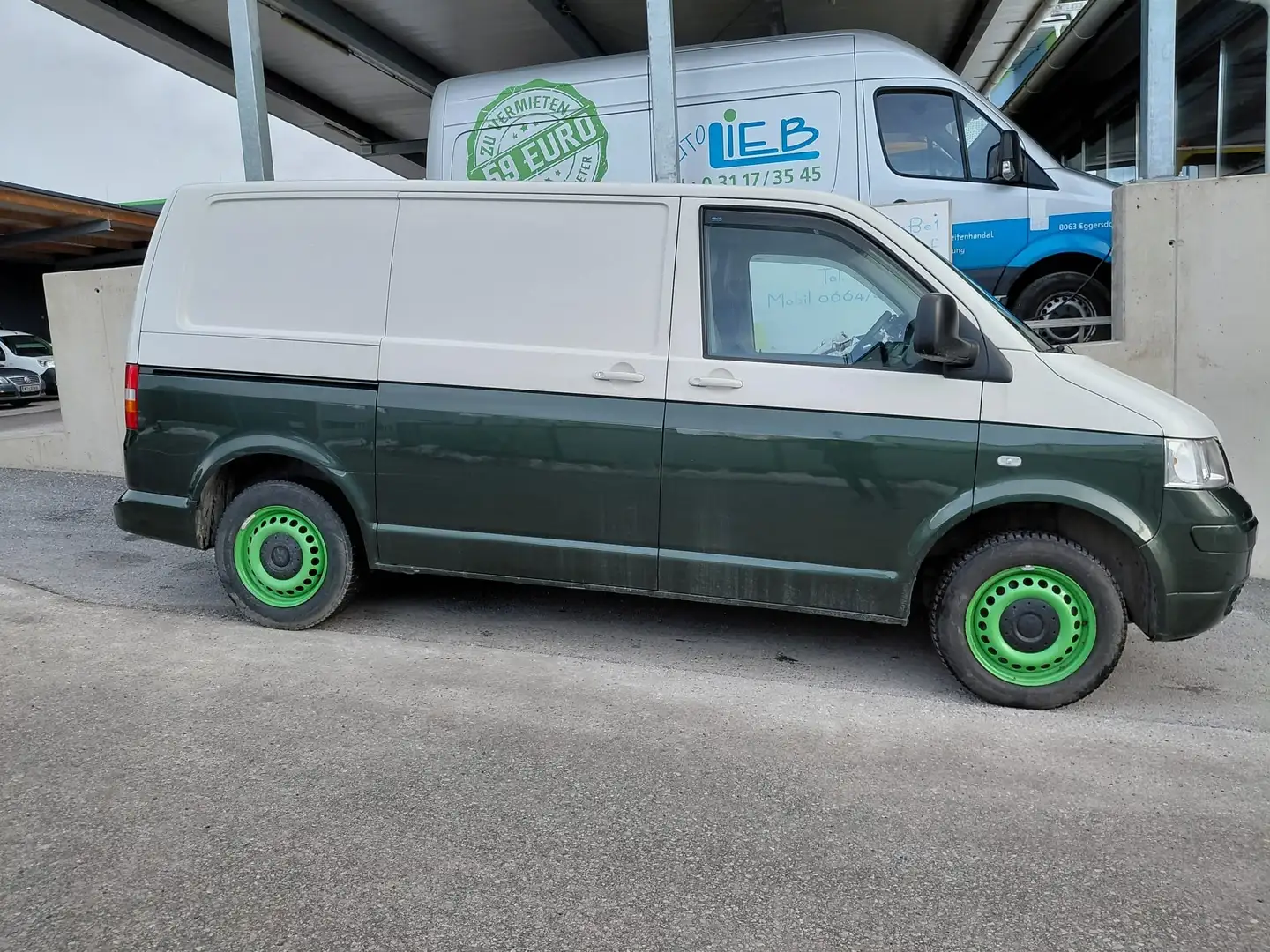Volkswagen T5 Kombi Kasten Weiß - 2