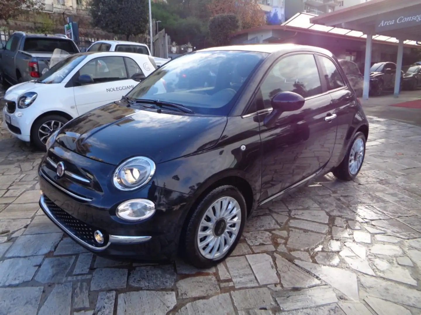 Fiat 500 1000 HYBRID 70CV CARPLAY CLIMAUTO PDC TETTO ITALIA Nero - 2