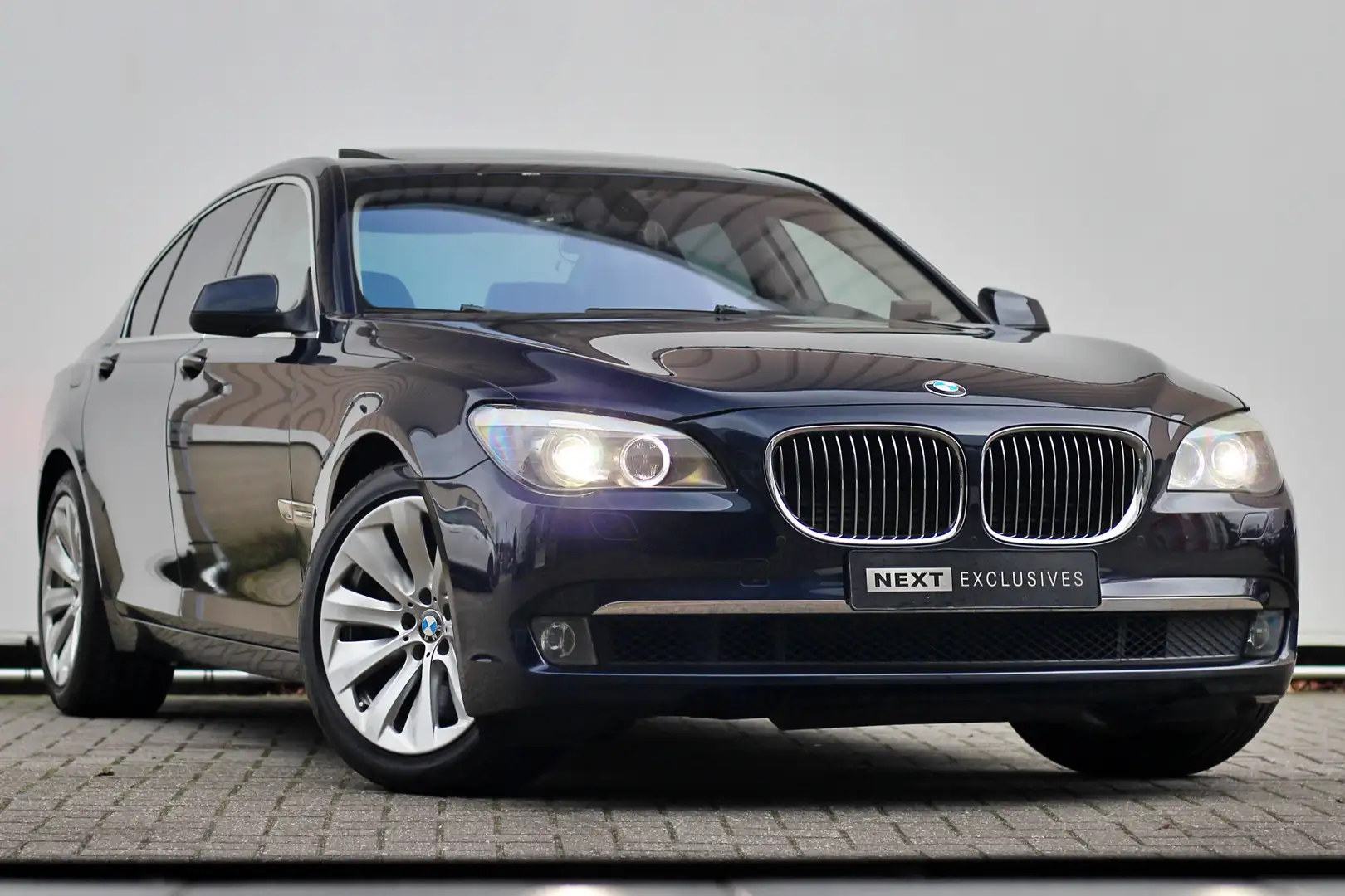 BMW Active Hybrid 7 750i ActiveHybrid | Pano | Head-up | Verkoeling | Modrá - 1