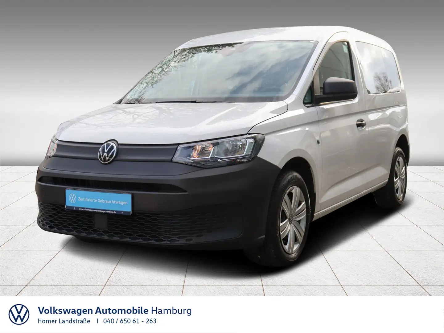 Volkswagen Caddy Kasten 2.0 TDI Klima Einparkhilfe ZV Weiß - 1