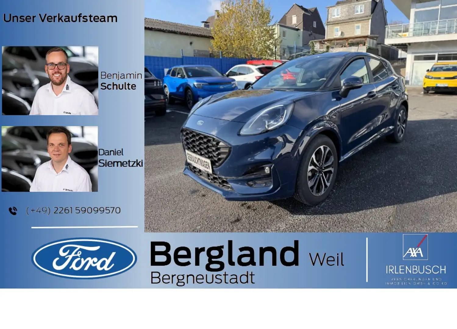 Ford Puma ST-LINE MHEV *RFK *ACC *TWA Blu/Azzurro - 1