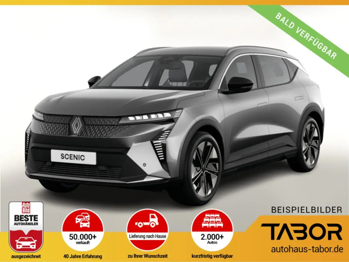 Renault Scenic E-TECH Techno 220 Long Range el Heckkl Grau - 1