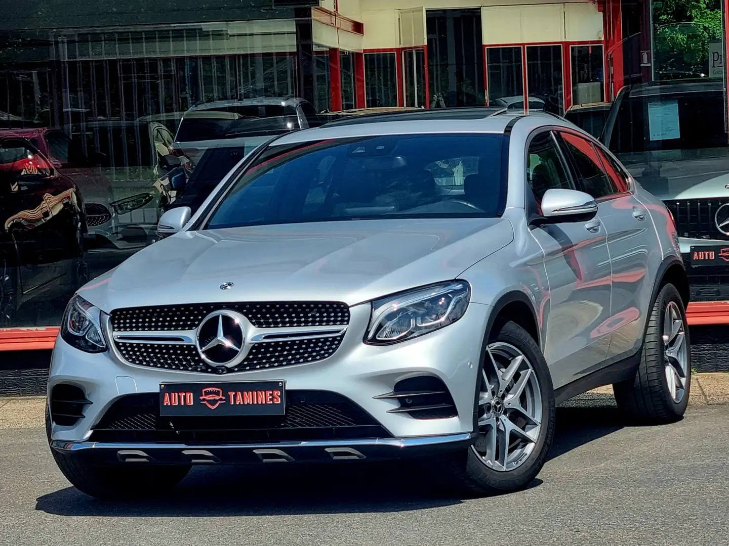 Mercedes-Benz GLC 220 Coupe d 4-Matic AMG Line / 1er Main / Full Option Gris - 1