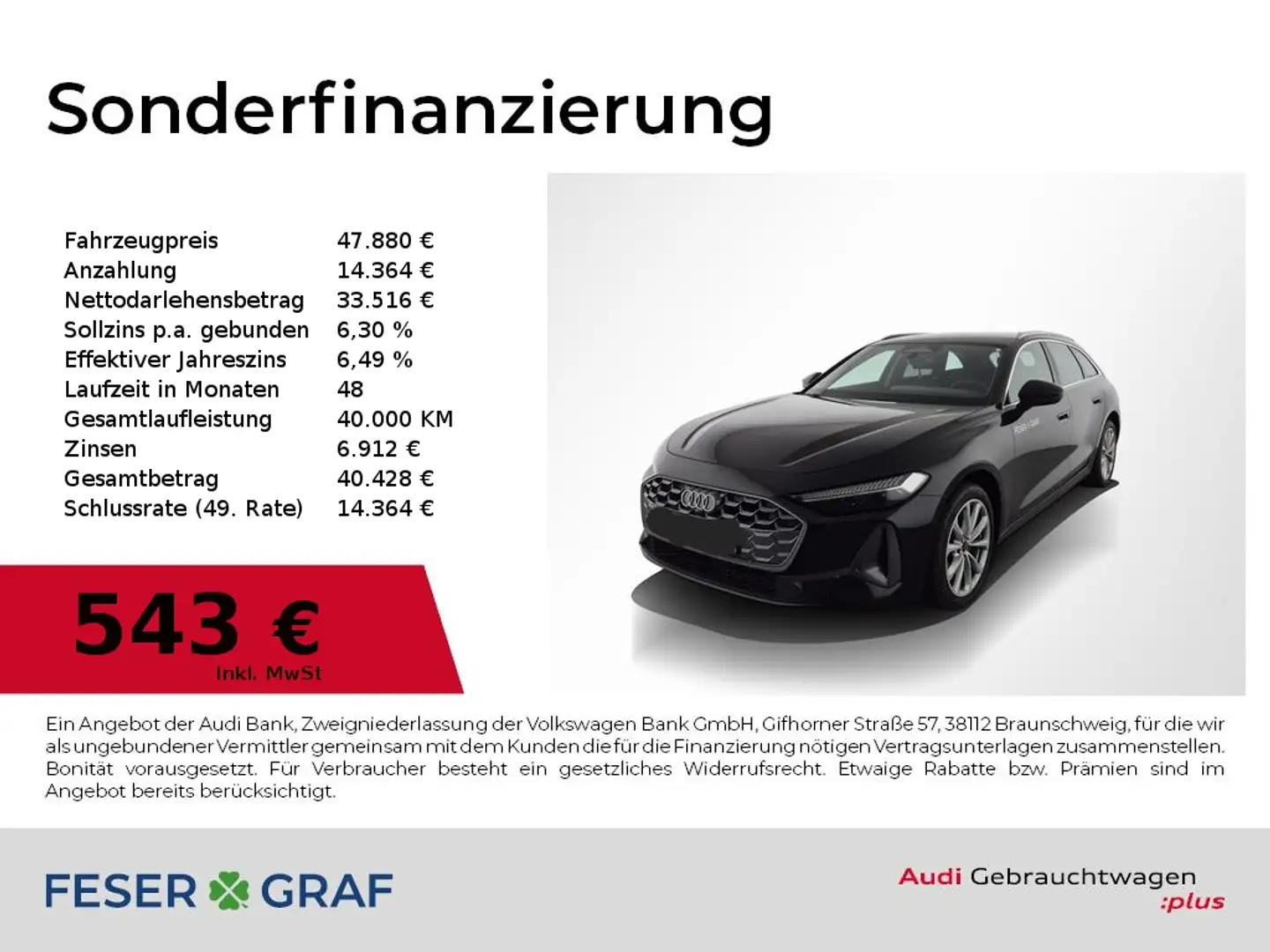 Audi A5 Avant TFSI S tronic Leder,LED,Kamera,Navi,exp Schwarz - 1