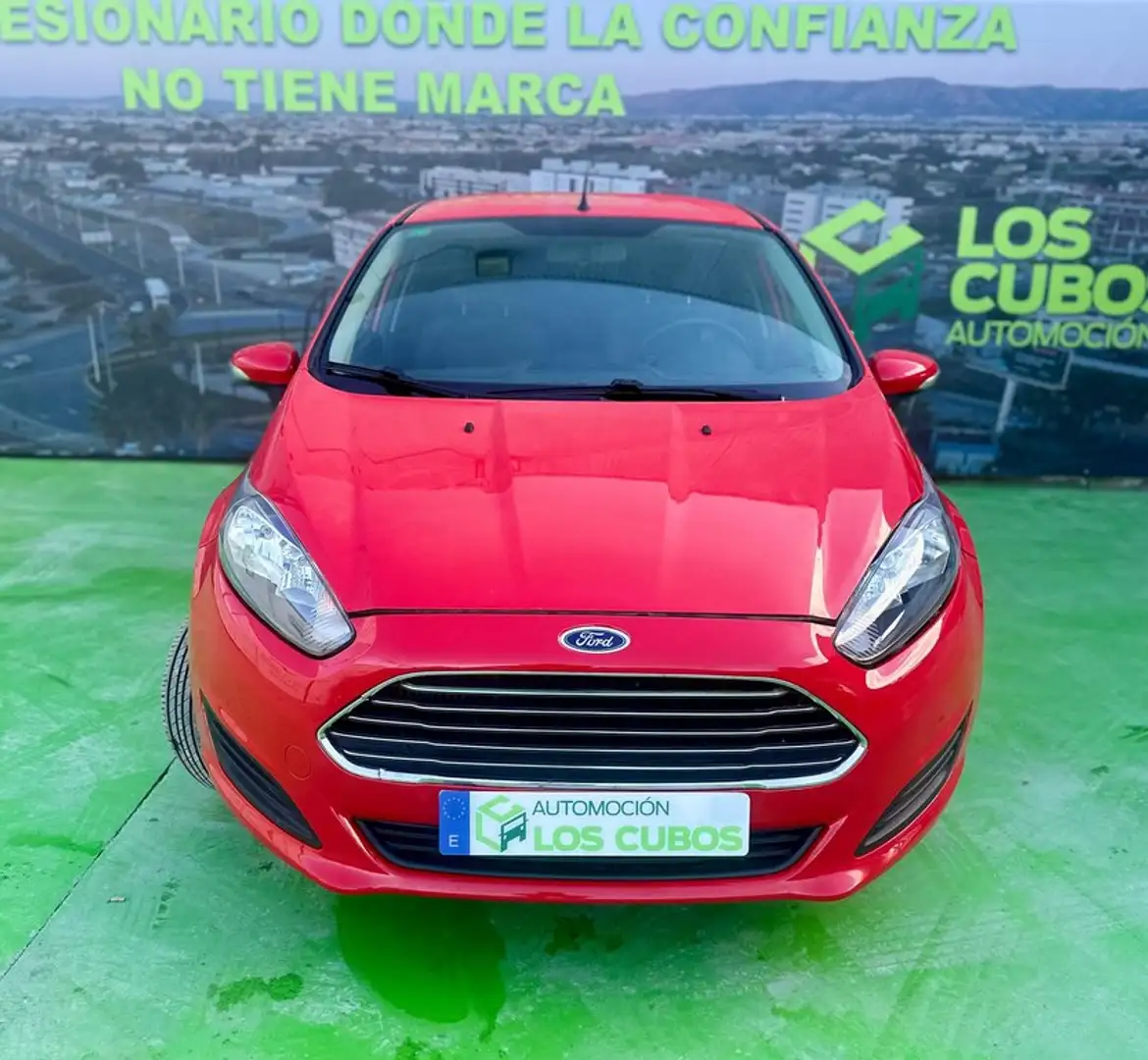 Ford Fiesta 1.0 EcoBoost 100cv Powersh. Titanium 5p Rojo - 1