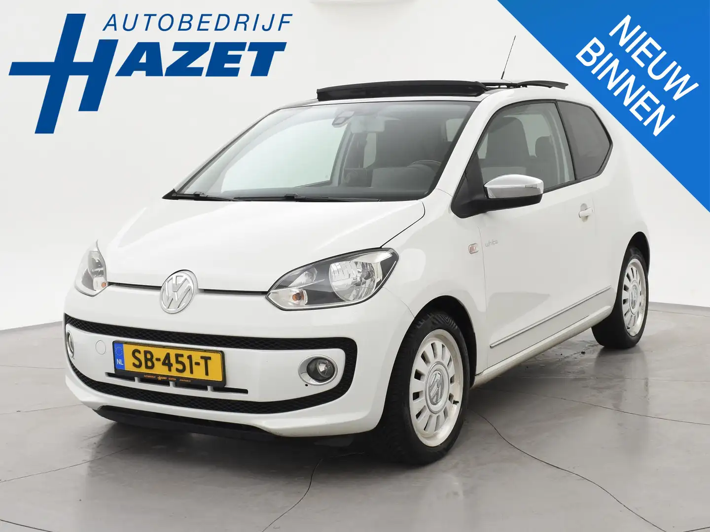 Volkswagen up! 1.0 HIGH UP! WHITE + SCHUIFDAK PANORAMA STOELVERW. Blanc - 1
