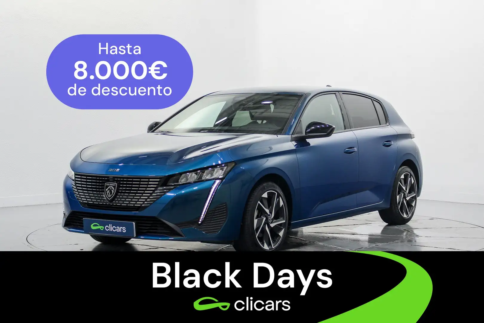 Peugeot 308 1.2 PureTech S&S Allure 130 Blu/Azzurro - 1