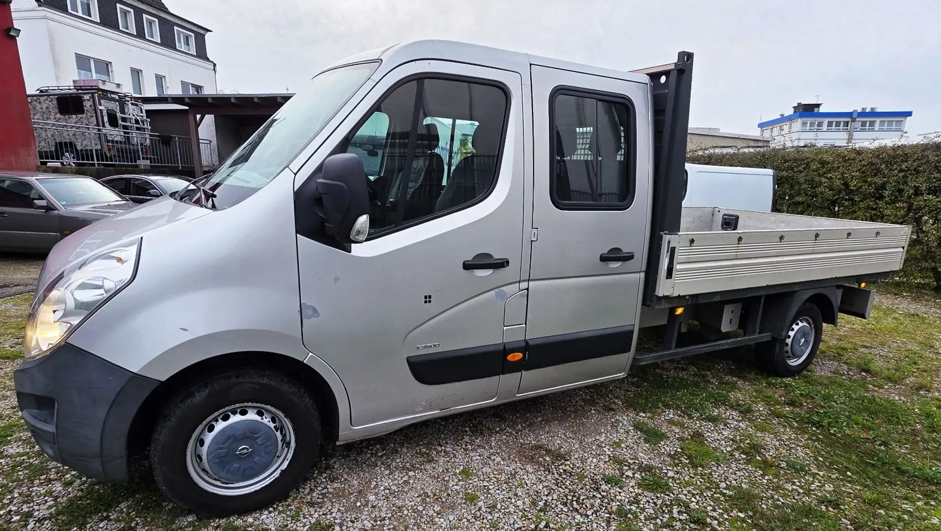 Opel Movano B Pritsche Maxi L3H1  2.Hand+AHK+ Silber - 1