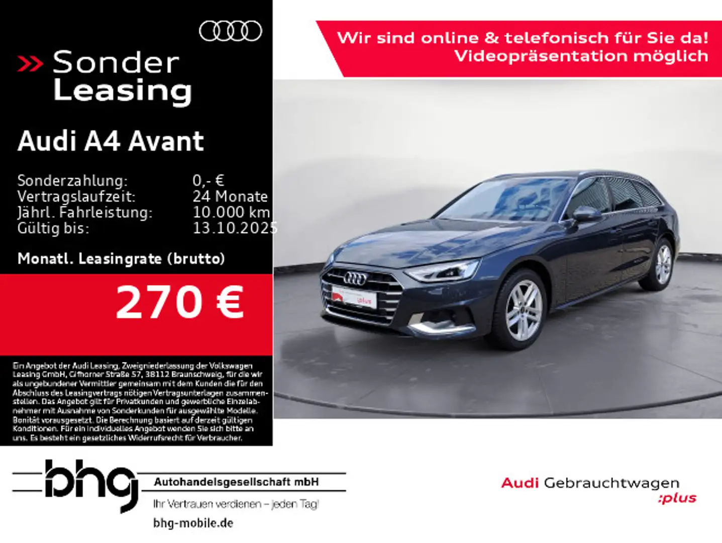 Audi A4 35 TFSI S tronic advanced Gris - 1