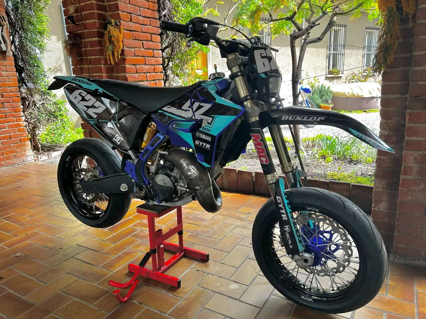 Yamaha YZ 125 Синій - 2