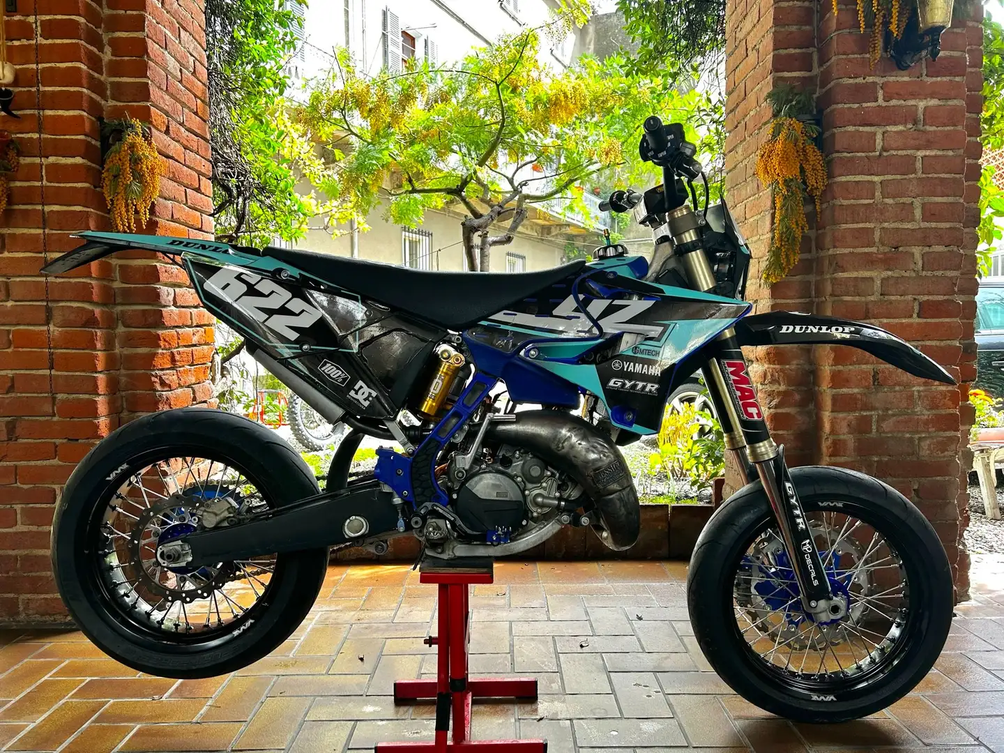 Yamaha YZ 125 Blau - 1