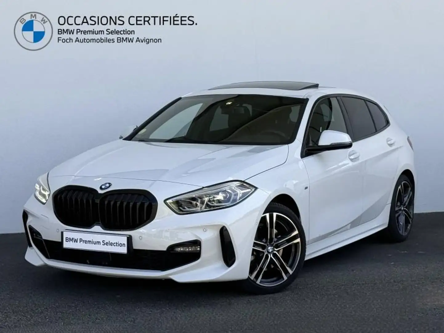 BMW 118 118dA 150ch M Sport 8cv Bianco - 1