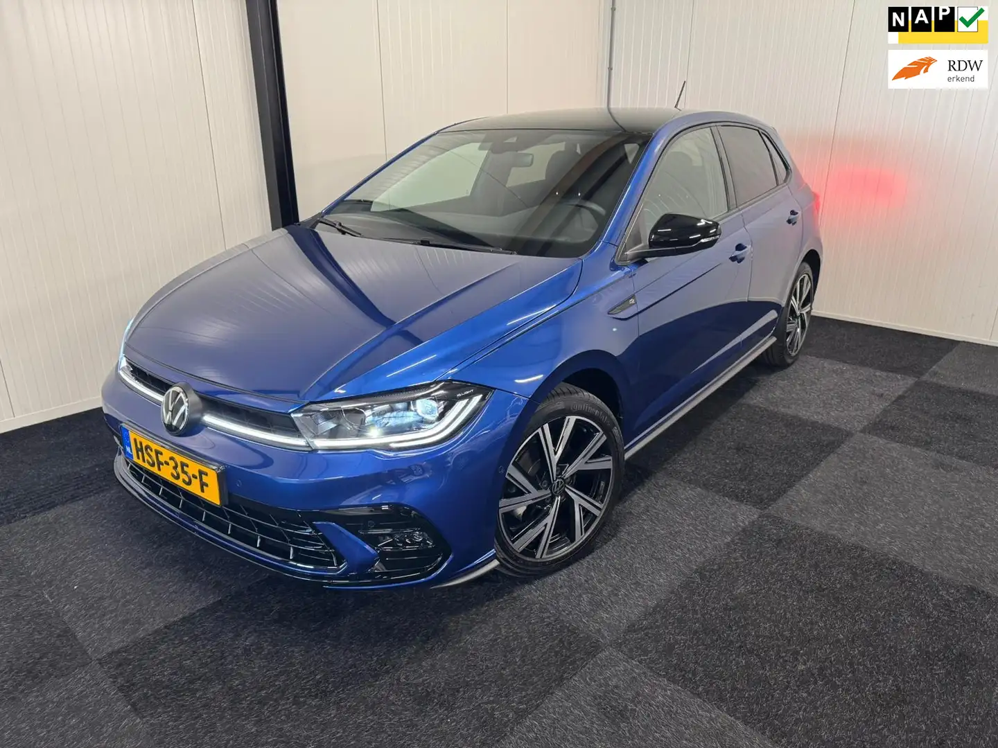 Volkswagen Polo 1.0 TSI R-Line 2024 110PK NIEUWSTAAT/DSG/MATRIX/CL Blau - 1