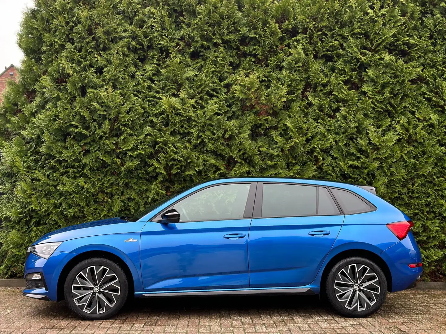 Skoda Scala 1.0 TSI Monte Carlo CarPlay Panorama Blauw - 2