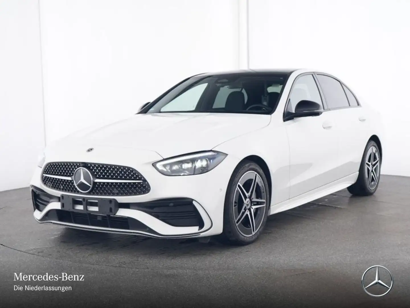 Mercedes-Benz C 300 d AMG+NIGHT+PANO+360+AHK+TOTW+KEYLESS+9G Blanc - 2
