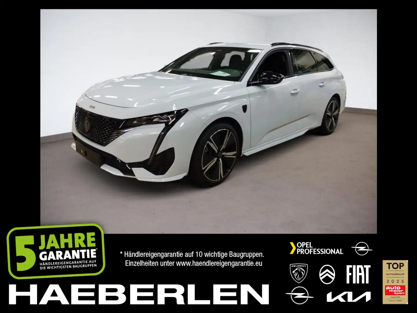 Peugeot 308 1.2 PureTech 130 SW GT NAVI Kamera Klimaauto Blanco - 1