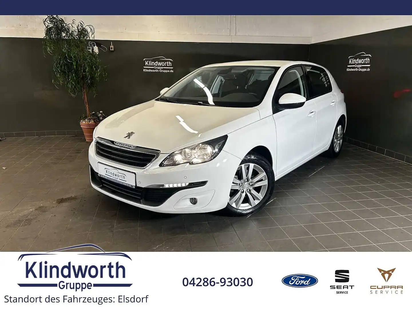 Peugeot 308 Pure Tech 130 Aut. Active +GJR+Tempomat Weiß - 1