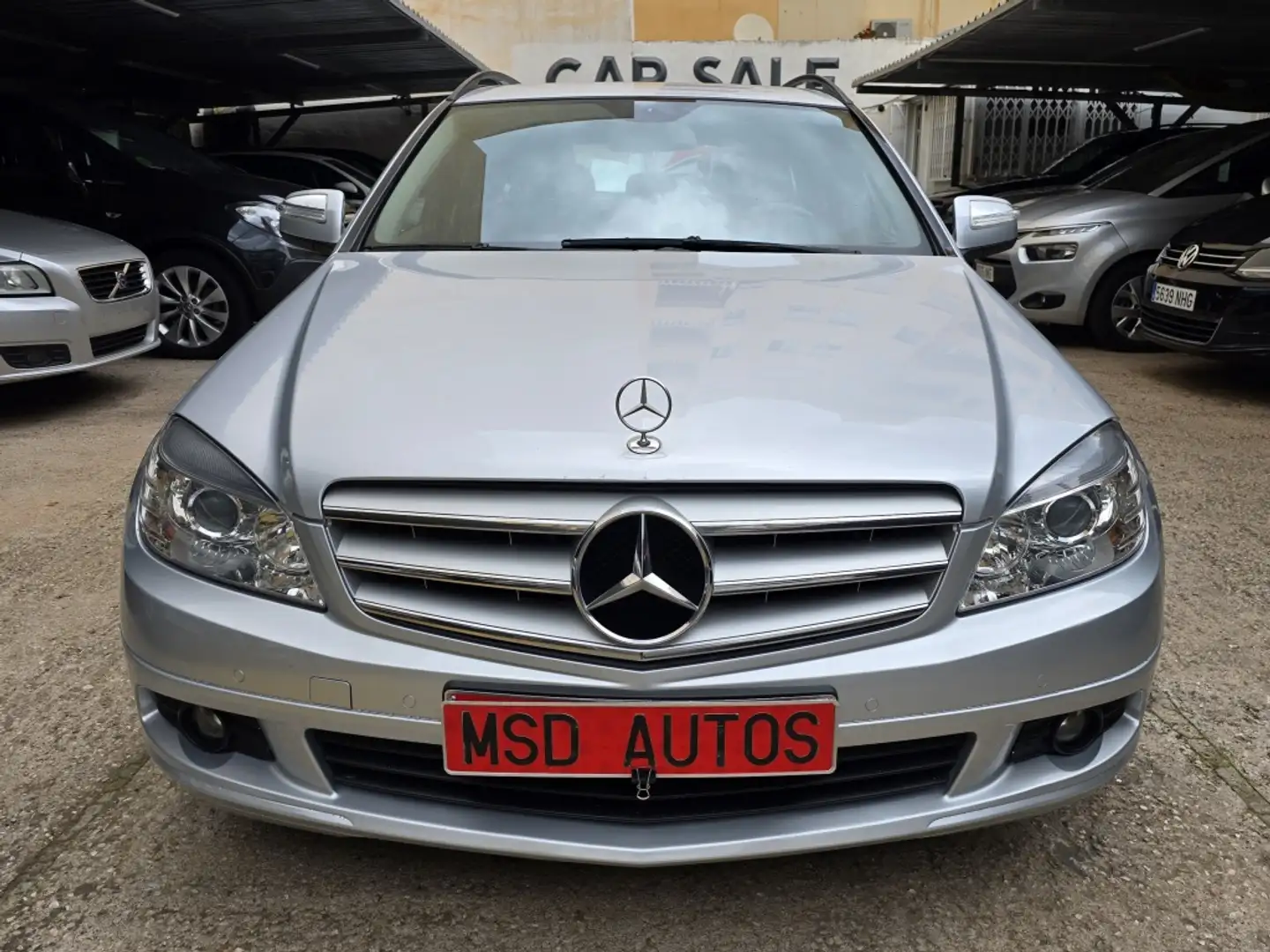 Mercedes-Benz C 200 Estate 200CDI Elegance Aut. Plateado - 1