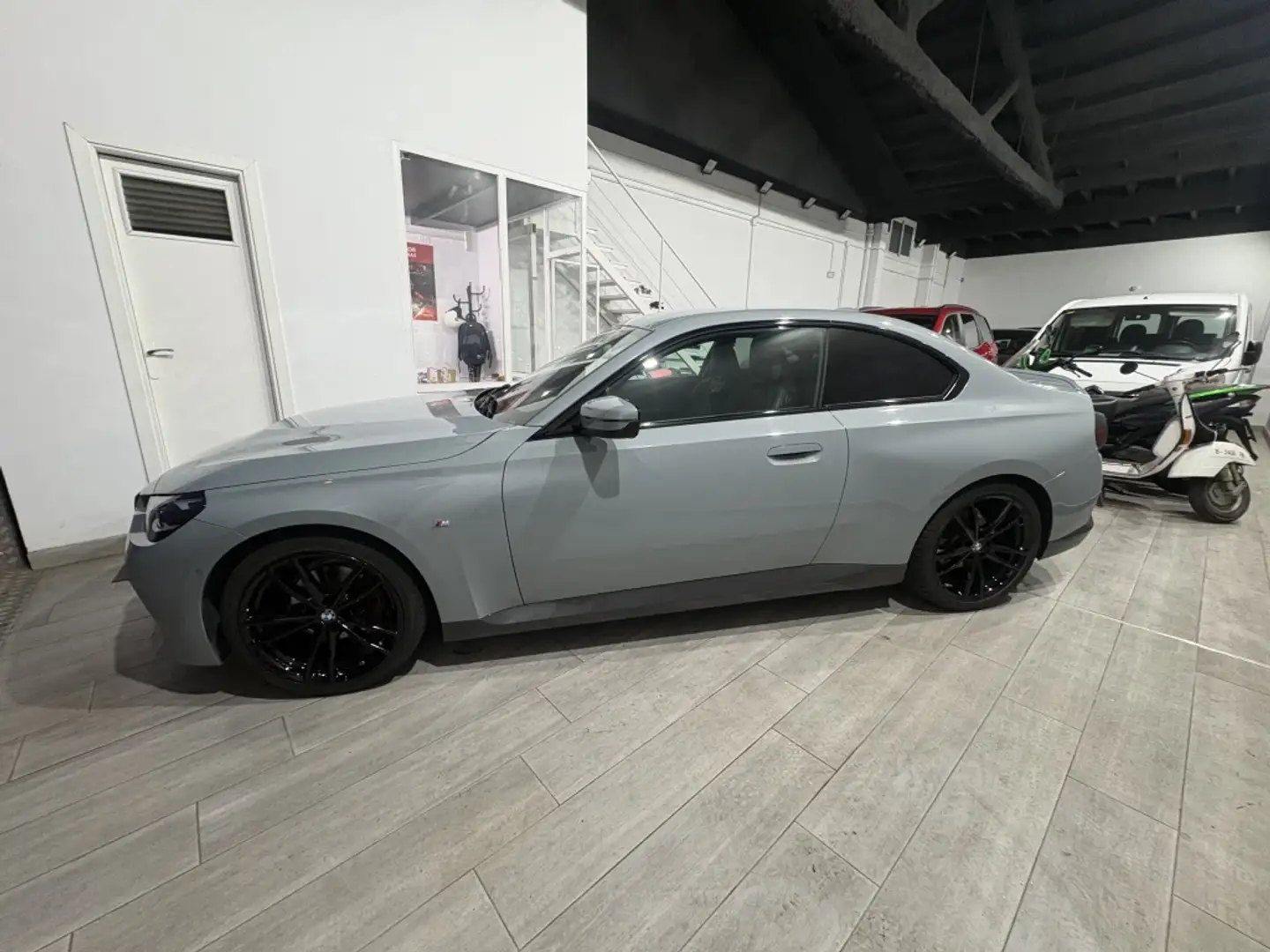 BMW X2 M 220dA Coupé Sport Pro Gris - 1