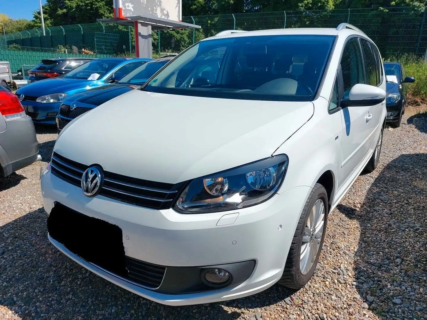 Volkswagen Touran Cup| 2.HAND| PDC| SZH| KLIMAAUT.| | GRA Blanc - 1