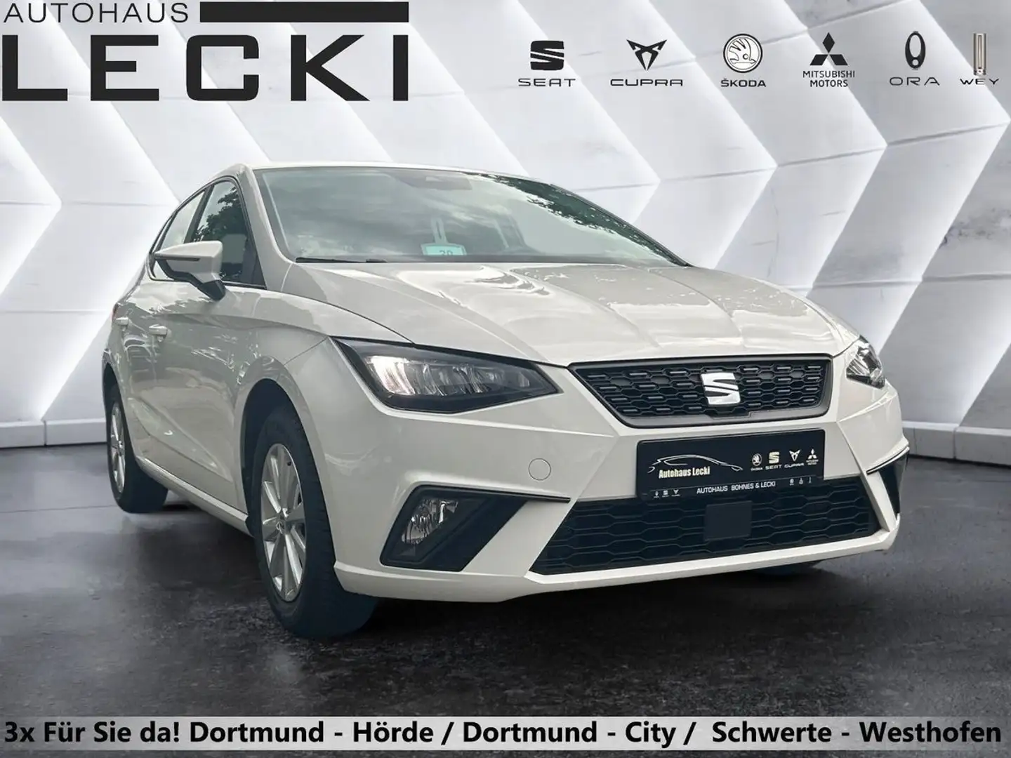 SEAT Ibiza Reference 1.0 MPI *LED*4SEASON*PDC*NSW*ALUFELGEN Weiß - 1