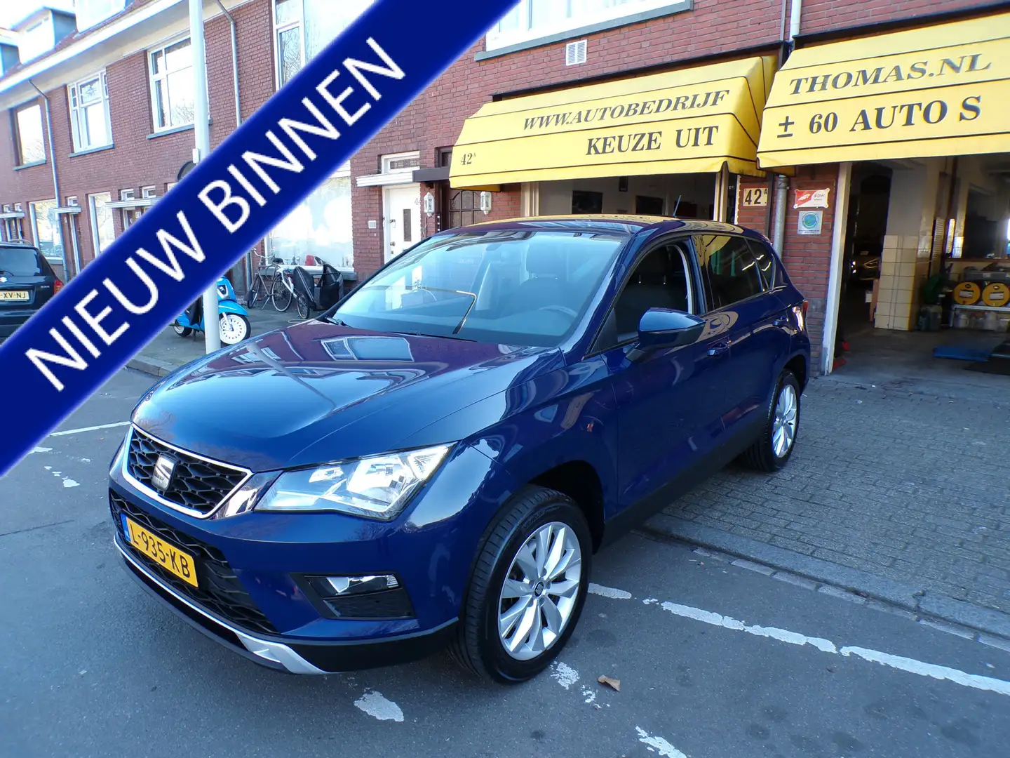 SEAT Ateca 1.0 EcoTSI Style GEHELE HISTORIE AANWEZIG Blauw - 1