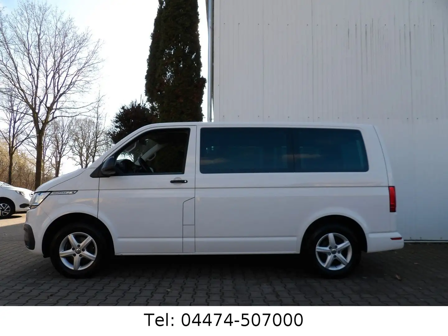 Volkswagen T6 Multivan T6.1 Multivan 7-Sitzer Standh. mit FB Kamera AHK Weiß - 2