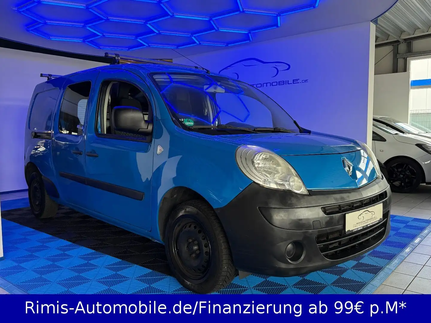 Renault Kangoo Rapid Maxi Extra AHK Dachträger Kasten Bleu - 1