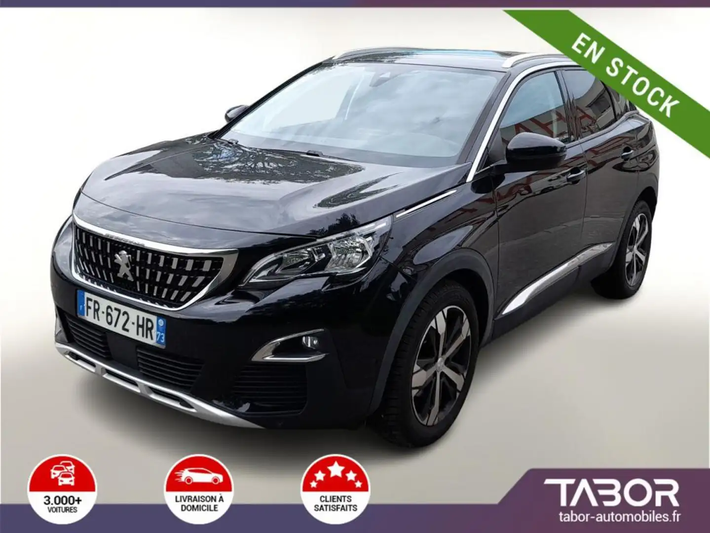 Peugeot 3008 1.2 PureTech 130 Allure GPS KeyL Noir - 1
